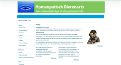 Desktop Screenshot of homeopathischdierenarts.nl