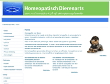 Tablet Screenshot of homeopathischdierenarts.nl